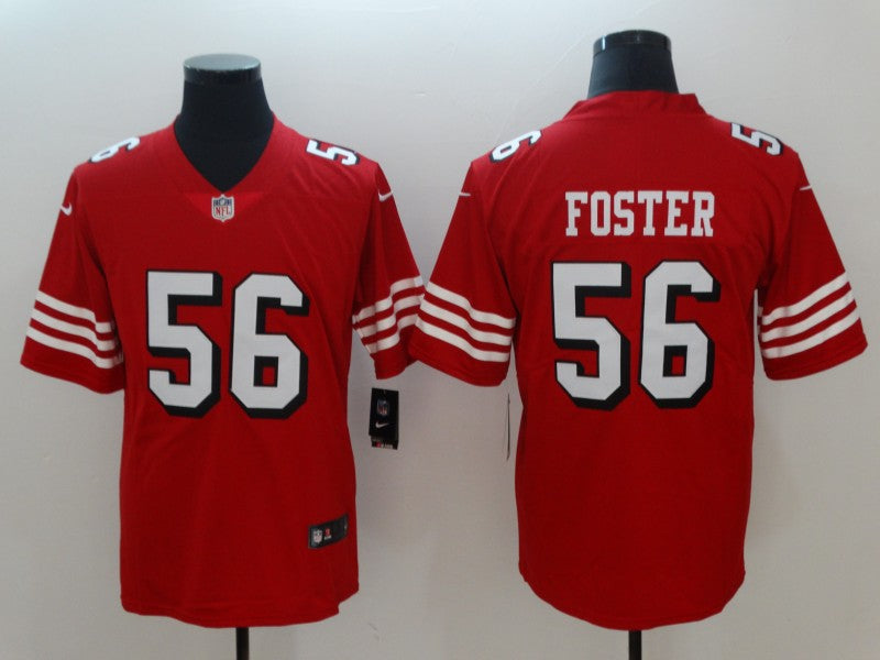 Men's San Francisco 49ers Ruben Foster #56 Red Game Jersey1