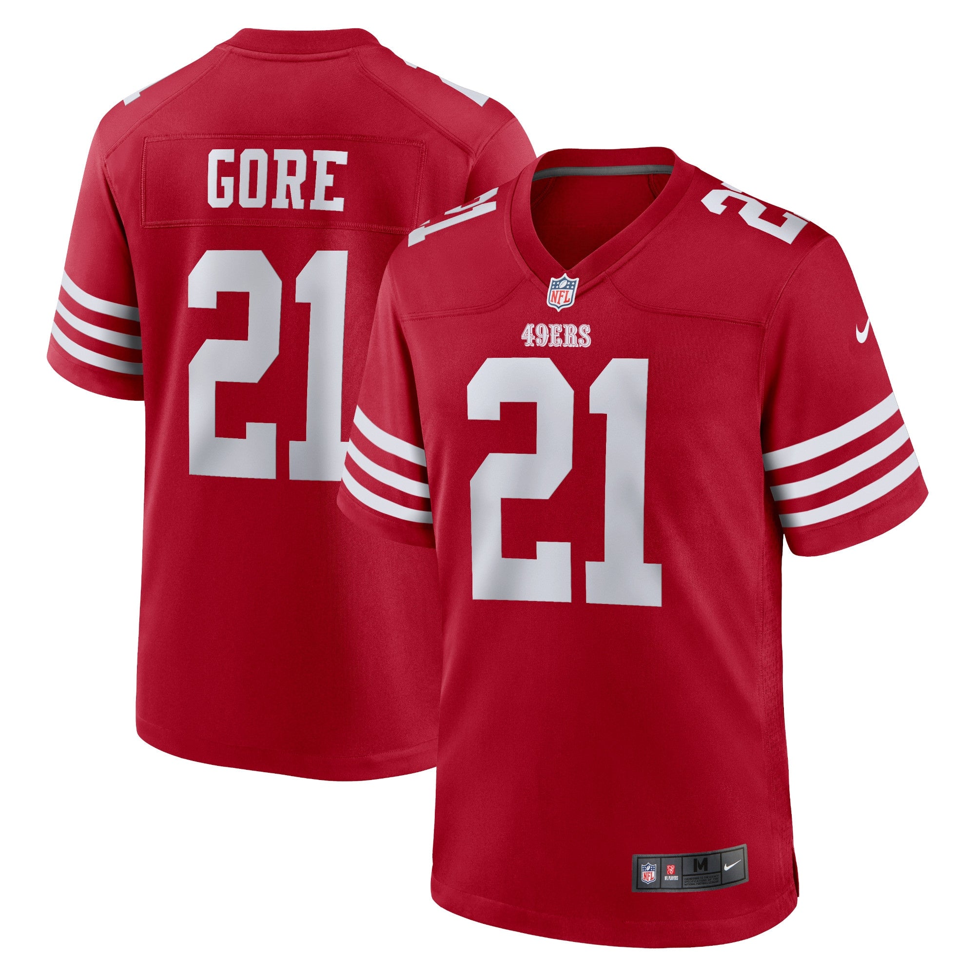Frank Gore San Francisco 49ers Nike Retired   Game Jersey - Scarlet
