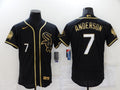 Men's Chicago White Sox Tim Anderson #7 Black Authentic Game Jersey1
