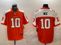 Men's Denver Broncos Bo Nix #10 Orange Player Game Jersey1