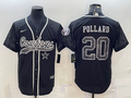 Men's Dallas Cowboys Tony Pollard #20 Black RFLCTV Limited Jersey1 Joint Edition