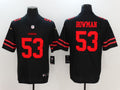 Men's San Francisco 49ers Navoro Bowman #53 Black Game Jersey1