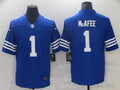 Men's Indianapolis Colts Pat McAfee #1 Blue Game Jersey1