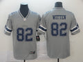 Men's Dallas Cowboys Jason Witten #82 Gray Inverted Legend Jersey1