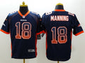 Men's Denver Broncos Peyton Manning #18 Navy Game Jersey1
