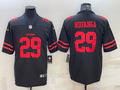Men's San Francisco 49ers Talanoa Hufanga #29 Black Game Jersey1