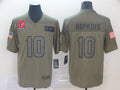 Men's Houston Texans DeAndre Hopkins #10 Brown Game Jersey1