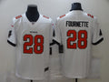 Men's Tampa Bay Buccaneers Leonard Fournette #28 White Game Jersey1