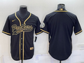 Men's Green Bay Packers Black Blank Jersey1