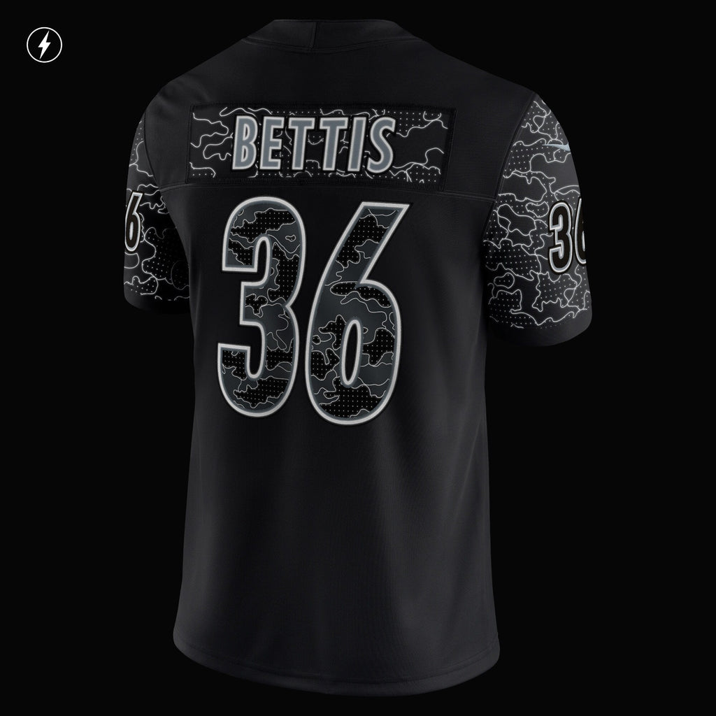 Jerome Bettis Pittsburgh Steelers Nike Retired   RFLCTV Limited Jersey - Black
