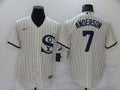 Men's Chicago White Sox Tim Anderson #7 Beige Replica Baseball Jersey