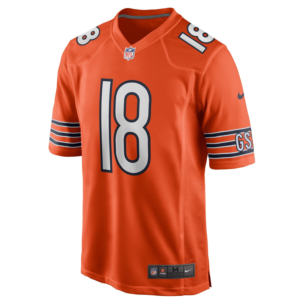 Caleb Williams Chicago Bears Nike Alternate 2024 NFL Draft First Round Pick   Game Jersey - Orange