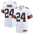 Nick Chubb Cleveland Browns Nike Game Jersey - White