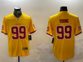 Men's Washington Commanders Chase Young #99 Yellow Game Jersey1