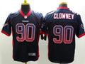 Men's Houston Texans Jadeveon Clowney #90 Navy Game Jersey1