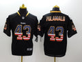 Men's Pittsburgh Steelers Troy Polamalu #43 Black Alternate Game Jersey1
