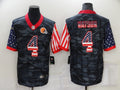 Men's Cleveland Browns Deshaun Watson #4 Gray Camouflage Game Jersey1