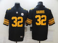 Men's Pittsburgh Steelers Franco Harris #32 Black Alternate Legend Jersey1