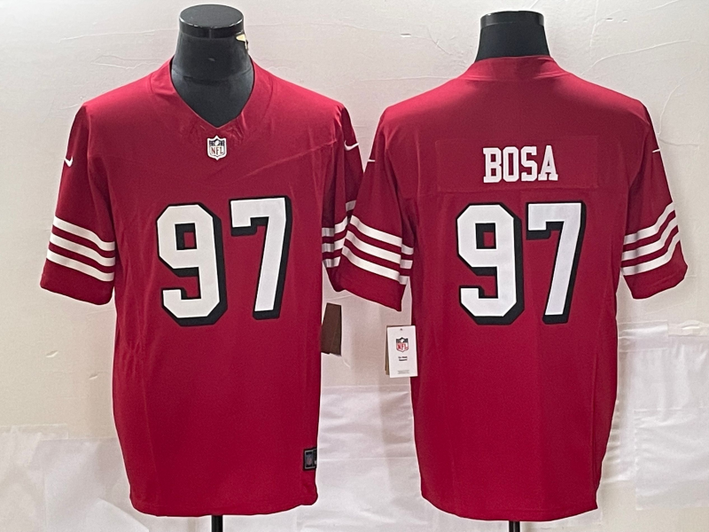 Men's San Francisco 49ers Nick Bosa #97 Red Vapor Elite Jersey1