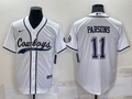Men's Dallas Cowboys Micah Parsons #11 White Game Jersey1 Joint Edition