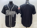 Men's Chicago Bears Black RFLCTV Limited Blank Jersey1