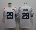 Men's Chicago Bears Tarik Cohen #29 White 2019 Alternate Classic Game Jersey1