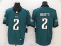 Men's Philadelphia Eagles Jalen Hurts #2 Midnight Green Game Jersey1