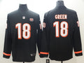 Men's Cincinnati Bengals A.J. Green #18 Black Player Game Jersey1