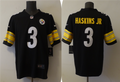 Men's Pittsburgh Steelers Dwayne Haskins Jr. #3 Black Game Jersey1