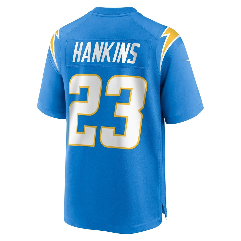 Matt Hankins Los Angeles Chargers Nike Team Game Jersey -  Powder Blue