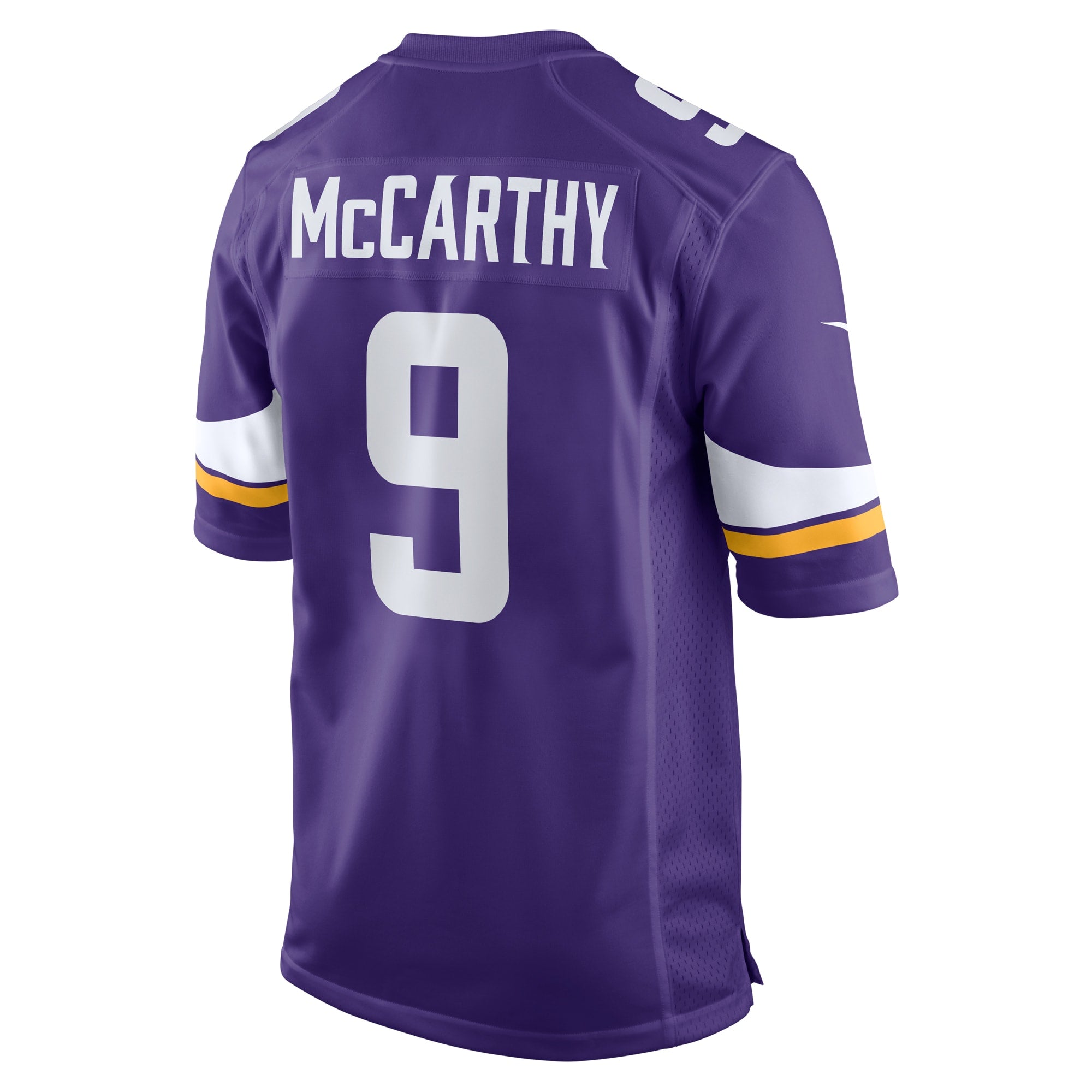 J.J. McCarthy Minnesota Vikings Nike    Game Jersey - Purple