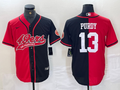 Men's San Francisco 49ers Brock Purdy #13 Red/Black Game Player Jersey1 Joint Edition