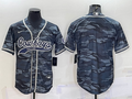Men's Dallas Cowboys Grey Camouflage Blank Jersey1