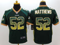 Men's Green Bay Packers Clay Matthews #52 Green Game Jersey1
