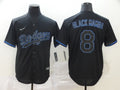 Men's Los Angeles Dodgers Kobe Bryant #8 Black Mamba Player Jersey1