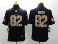 Men's Baltimore Ravens Torrey Smith #82 Black Game Player Jersey1