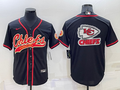 Men's Kansas City Chiefs Black Game Jersey1