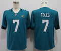 Men's Jacksonville Jaguars Nick Foles #7 Teal Game Jersey1