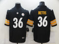 Men's Pittsburgh Steelers Jerome Bettis #36 Black Game Jersey1