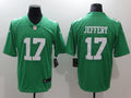 Men's Philadelphia Eagles Alshon Jeffery #17 Green Game Jersey1