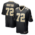 Storm Norton New Orleans Saints Nike Game Jersey - Black