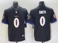 Men's Baltimore Ravens Roquan Smith #0 Black Team Game Jersey1