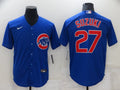 Men's Chicago Cubs Seiya Suzuki #27 Blue Replica Baseball Jersey