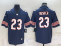 Men's Chicago Bears Devin Hester #23 Navy Game Jersey1