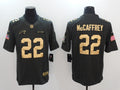 Men's Carolina Panthers Christian McCaffrey #22 Black Alternate Player Game Jersey1