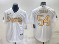 Men's Atlanta Braves Max Fried #54 White Stitched Jersey1