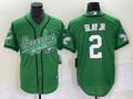 Men's Philadelphia Eagles Darius Slay Jr. #2 Kelly Green Game Jersey1 Joint Edition