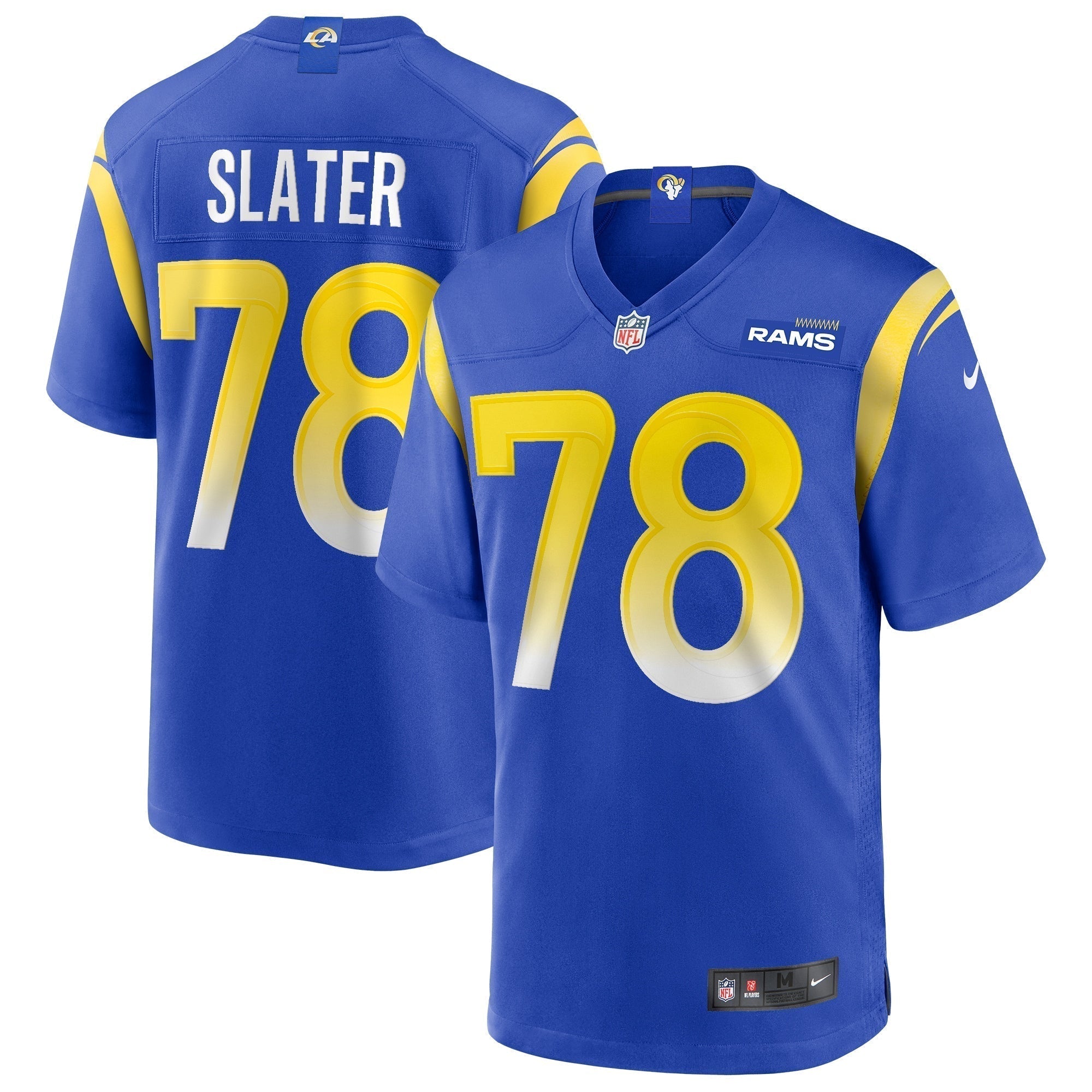 Jackie Slater Los Angeles Rams Nike Game Retired   Jersey - Royal
