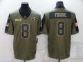 Men's San Francisco 49ers Steve Young #8 Brown Game Jersey1