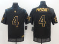 Men's Dallas Cowboys #4 Dak Prescott Black Alternate Game Jersey1